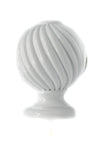 Resin Ball Finial, 2" inch Rod (50mm) f25 White