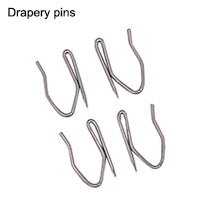 Pin hooks, S Hooks, For Pleated Drapery  50 per pack