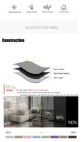 Curtain Panels 52" x 84 Inch Long Grommet Privacy (Set of 2) Coffee