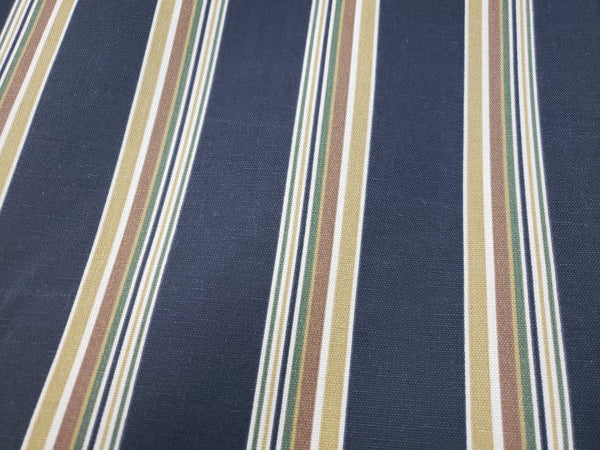 Tommy Bahama Indoor / Outdoor Palmiers Caviar Fabric stripe