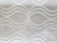 Richloom Ira Velvet Upholstery Fabric in Flax  54" wide Light Gray