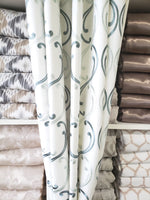 Casafina Tidewater, Linen Embroidery, Now only $39.99 a yard