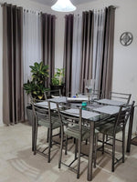 Sheer Grommet top panels 52 W x 95" long white sold as a pair