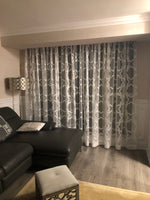 Ready Made Curtains 150"w X 95L in 2 panels by Drapery King Toronto