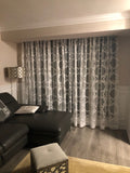 Ready Made Curtains 150"w X 95L in 2 panels by Drapery King Toronto