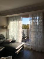Ready Made Curtains 150"w X 95L in 2 panels by Drapery King Toronto
