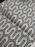 Maze Work | Dove Fabric 54" wide - Robert Allen