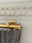 End Caps Finials For 1 3/8" (35mm) Diameter Rod Matt Gold / Satin Gold