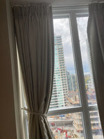 Pinch Pleated Thermal, Room Darkening Drapery Panels 120w x 104L