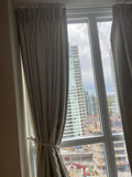 Pinch Pleated Thermal, Room Darkening Drapery Panels 144w x 95L