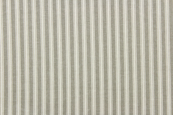 Magnolia Home Fashions POLO STRIPE STORM Stripe Print Upholstery And Drapery Fabric, Ticking