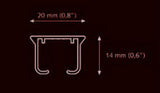 K S Tracks Manual Curtain For Hook Curtains, Track Set 16ft / 192" inches