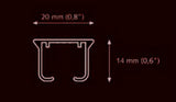 K S Tracks Manual Curtain Track Set, For Wave Drapery