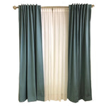 Solid Blue Curtains