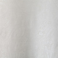 Milan Paisley Jacquard Curtain Inverted Pleat 96" Long Off White