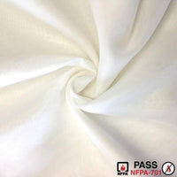 SHEER VOILE (118") - FIRE RETARDANT, Ivory, Empire Voile, can/ulc s-109