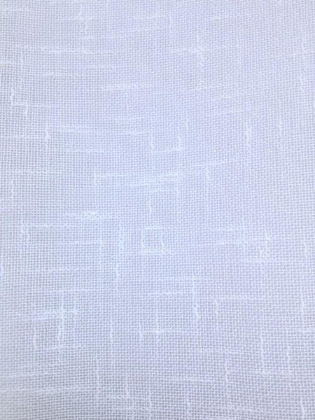 Bahamas  Linen Look Semmi Sheer 112" 280cm White