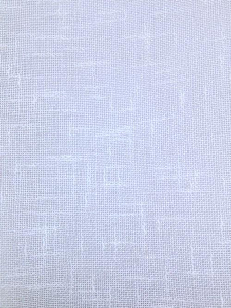 Bahamas  Linen Look Semmi Sheer 112" 280cm White