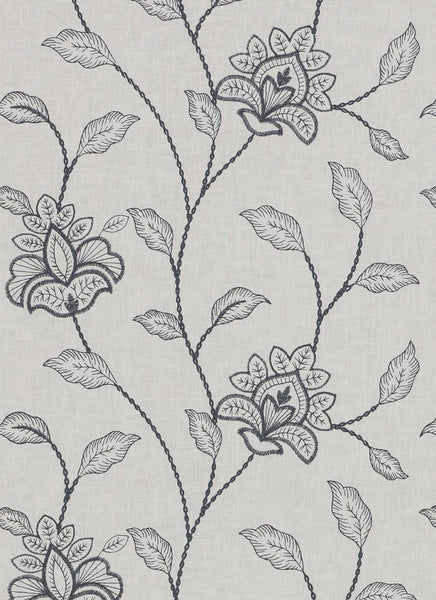 Portia Vine Embroidered Fabric