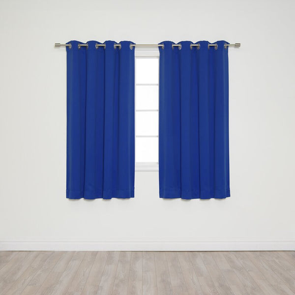 Fire Rated Can ulc /109 Panel 52 X 72 In Blue With Grommets, Drapery King Toronto