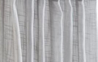 Grommet Linen Look Lined Color Gray 50 x 108 long Zenia