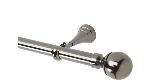 Decorative Brackets Polished Graphite 28mm (1 1/8)