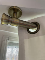 Short ceiling, Wall Bracket ( Matte Black )  1 1/8" diameter (28mm)