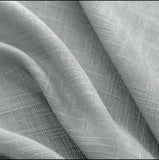 Gray Linen Look Drapery Panels Grommet 75 x 104 L