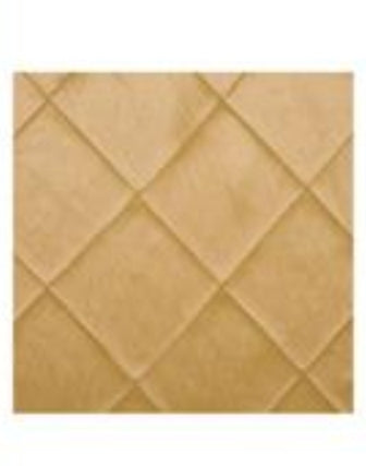 Colchester Diamond Pintuck Curtain 120" Long  Soft Gold