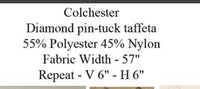 Colchester Diamond Pintuck Curtain 108" Long  Soft Gold