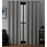 Aurora Home Thermal Insulated Blackout Grommet Top Curtain Panel Pair