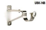 Single Decorative Brackets For 1 1/8 Inch Thick Curtain Rods / Poles Collection Pewter