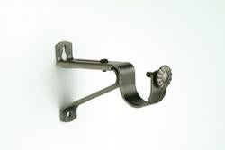 UBK- PT  1 1/8 (28mm) Set Of 2 Pewter Single Brackets