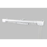 Design White Heavy Duty Traverse Rod (Center Open) 66 to 120"