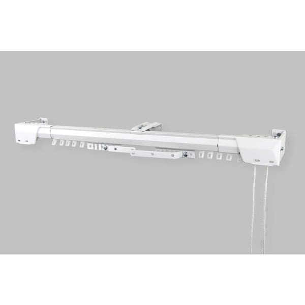 Machine Traverse Rod Design White Heavy Duty Traverse Rod (Center Open) 48 to 84 – The ...