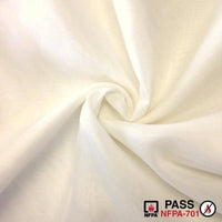 SHEER VOILE (118") - FIRE RETARDANT, Champagne, Empire Voile, can/ulc s-109