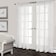 Belgian Linen Look Back Tab Panel 100" X 96"L in 2 Panels ( Approx. 54" each) Warm White