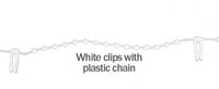 Bottom Chain and Clips for Vertical Blinds with Fabric Vanes (By-the-Clip), Drapery King Toronto