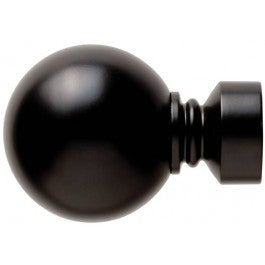 Ebeling Ball Single Curtain Rod and Hardware Set