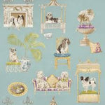 Show Dog Fabric robins egg, Drapery King Toronto 647 2191714