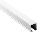 R - TRAC, 12' White CS Traverse Track~3/4" Square~Each Drapery King Toronto