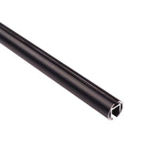 Channel Track Drapery Rod (10 foot) Black (35mm)