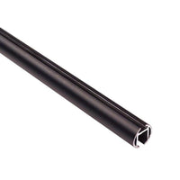 Channel Track Drapery Rod (6 foot) Black (28mm) Rod