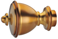 Classics Bronze Finial for 1 3/8" Curtain Rod ~ Pair LFN5