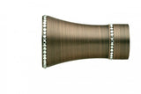 Ellen Finial for 1 1/8" Curtain Rod ~ Pair CFN2