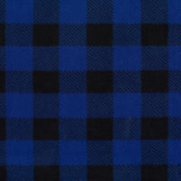 Buffalo Checks Cobalt / Black Pattern Tartan 100% cotton 15 Mtr pc