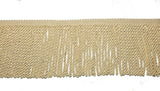 Conso Ivory, Natural 6" bullion fringe trim Drapery King Toronto