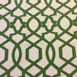 NEW! OR125 Flocked Emerald Lattice Cut Velvet By the Yard Home Decor Fabric 29.99 