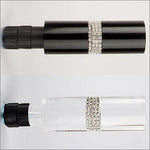 Marcy Crystal Pave Finial for 1 1/8" rod - Available in black or Lucite (set of 2 )