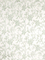 Once And Again Mist, 100% Linen, Embroidery